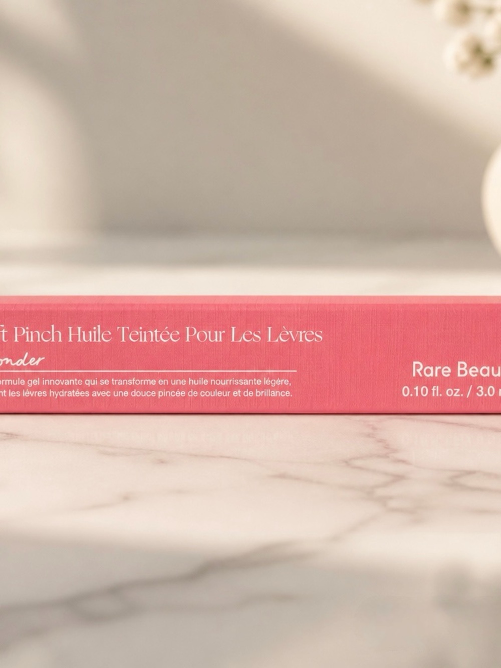 Rare beauty Tinted Lip Oil shade wonder - Pink Box